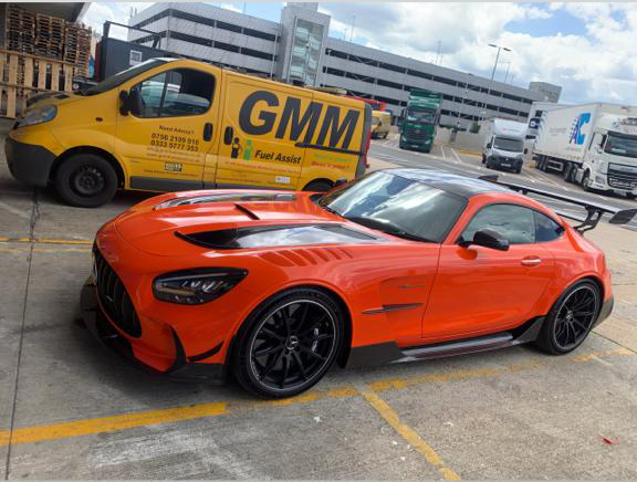 Wrong fuel assist for the Mercedes AMG GT Black Series