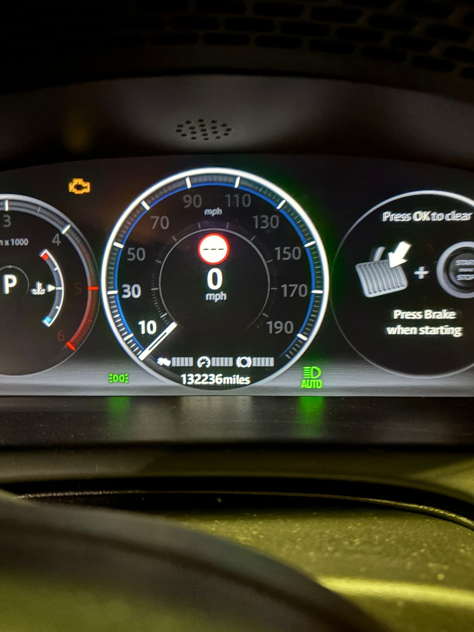 Jaguar Dashboard Status