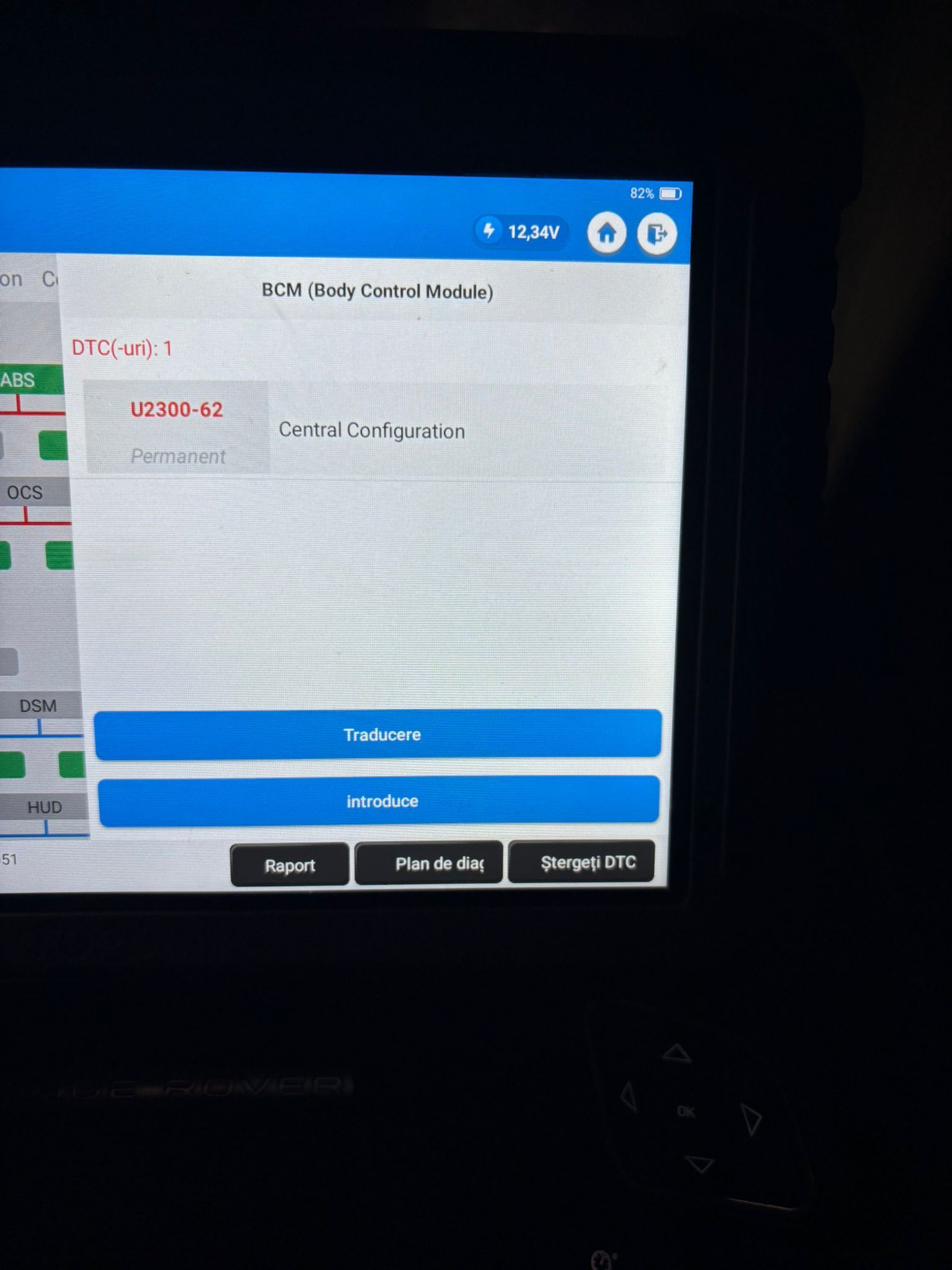 Permanent BCM Configuration Fault Code