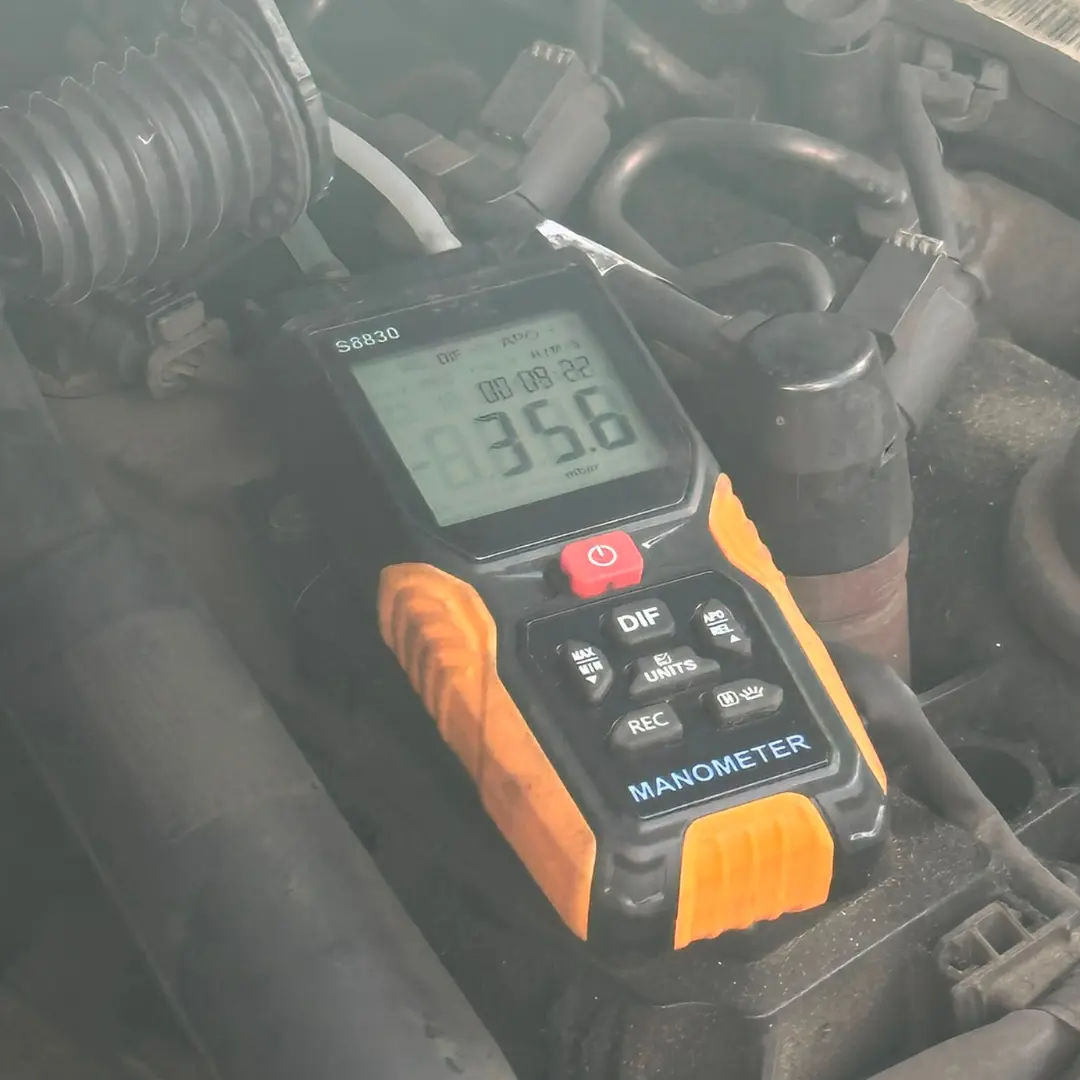 DPF pressure reading of 35.6  mbar after cleaning