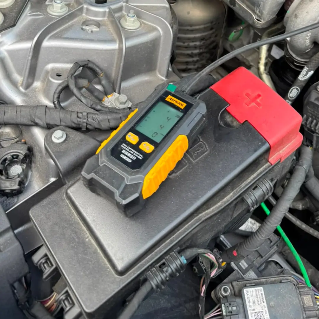 Jaguar DPF pressure measurement after cleaning service